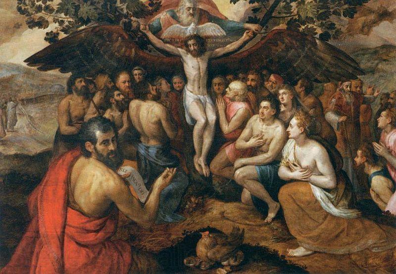 Frans Floris de Vriendt The Sacrifice of Jesus Christ Spain oil painting art